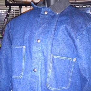 Blue Denim Men's Coat